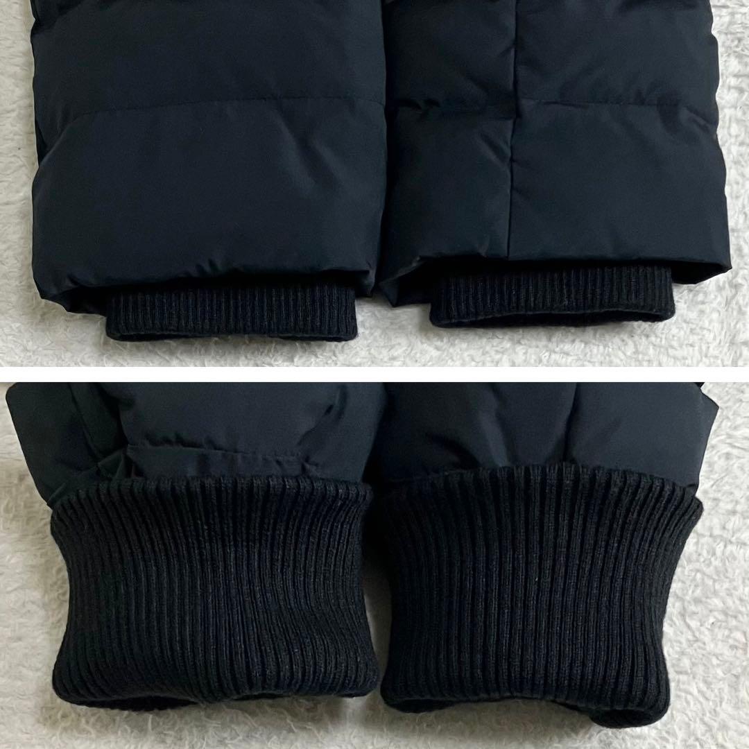 ダーマコレクション　シルバーフォックスファー　Aライン　ロングダウンコート　黒