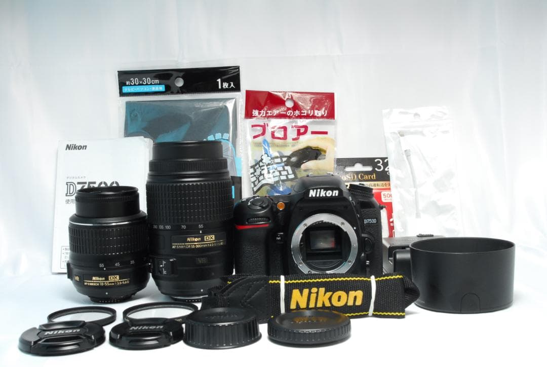 ✨ショット数約1200回✨Nikon D7500✨55-300㎜超望遠もセット✨