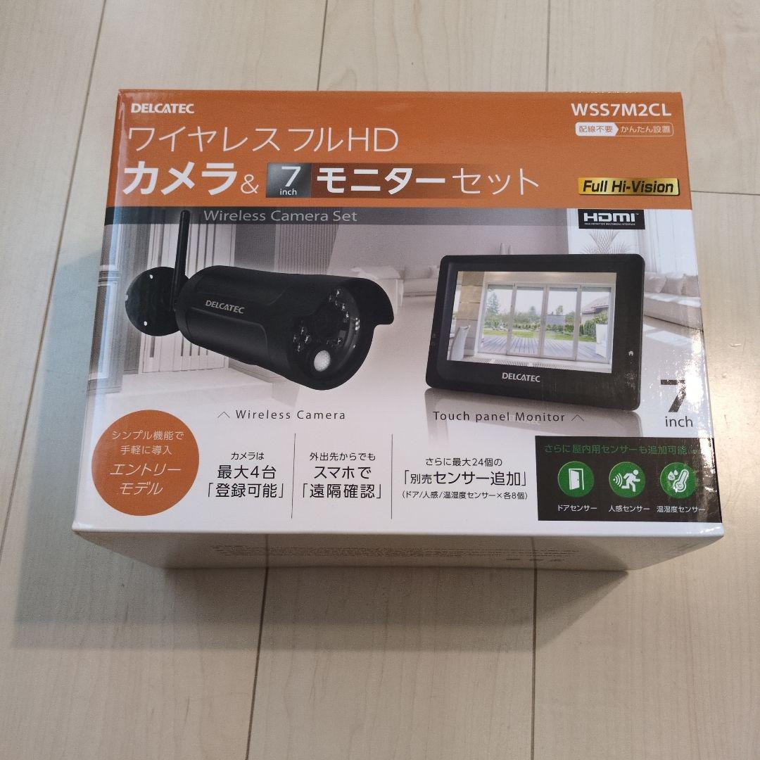 DELCTEC ワイヤレスフルHDカメラ&モニターセット