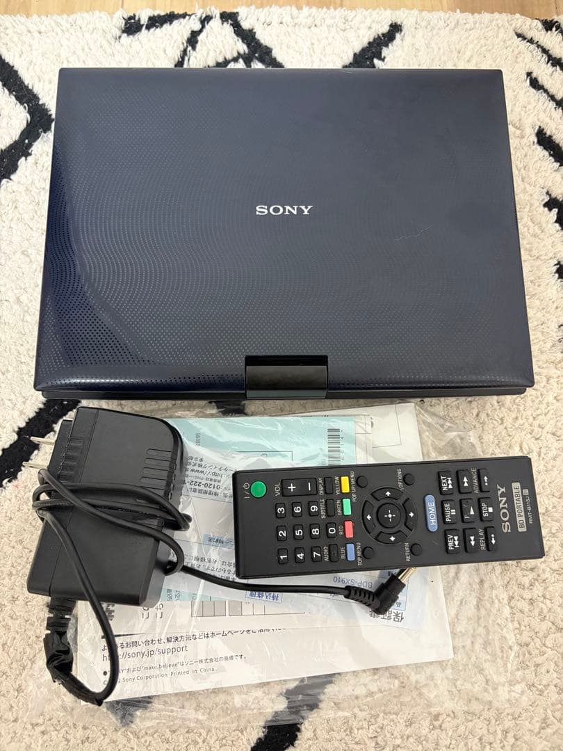 SONY BDP-SX910 9V型 ポータブルBD/DVDプレーヤー　ソニー