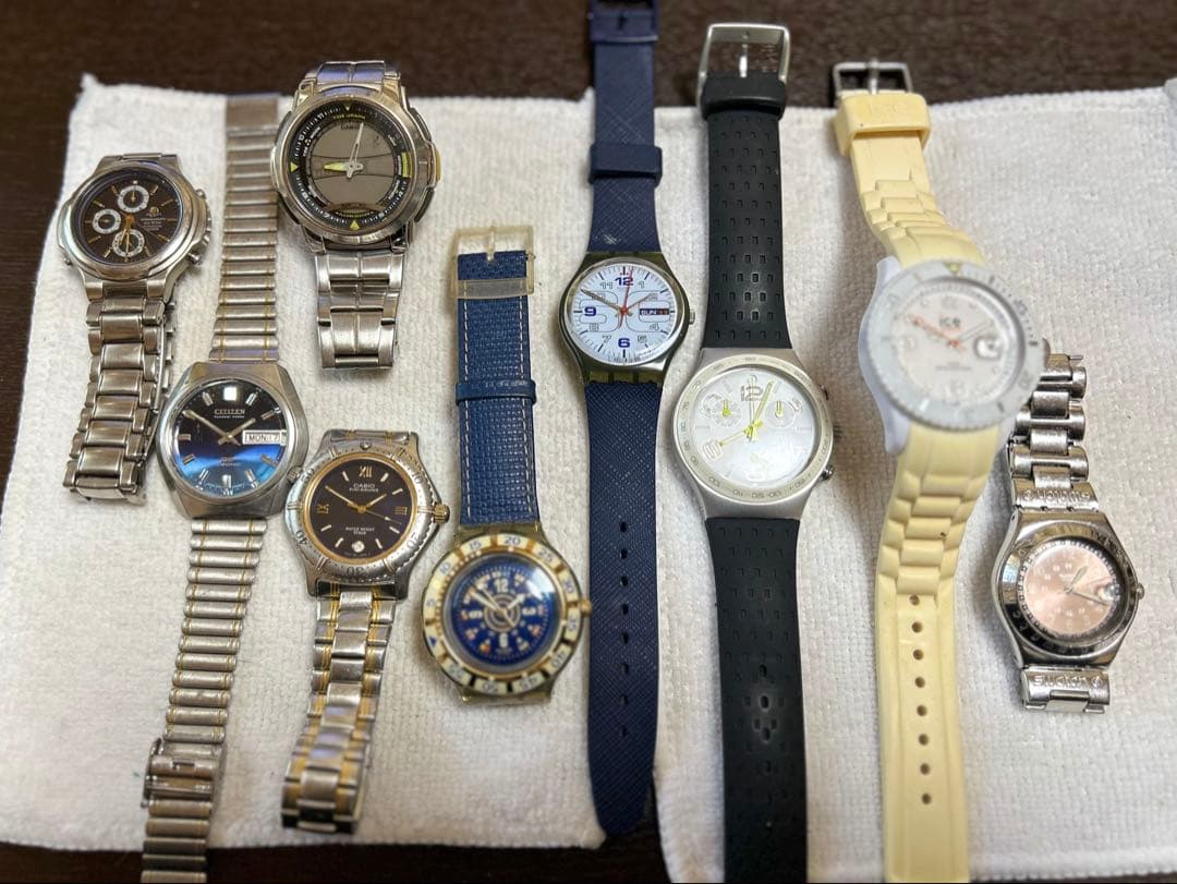 CITIZEN・CASIO・swatch他8個セット