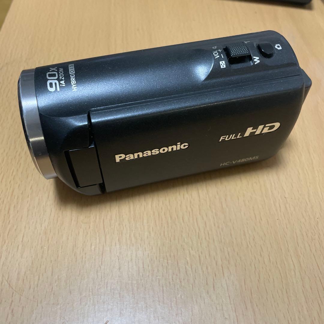 Panasonic HC-V480MSビデオカメラ フルHD 90倍ズーム