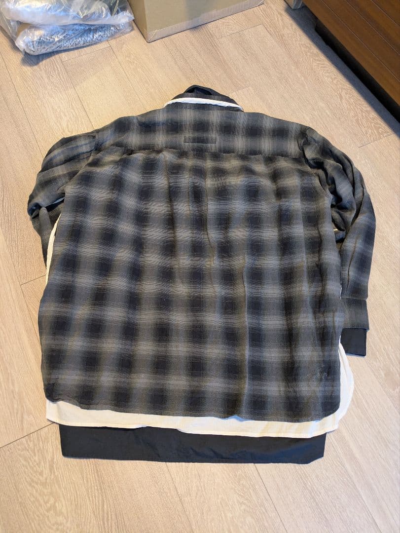 stein/シュタイン LAYERED SHIRT レイヤードシャツ