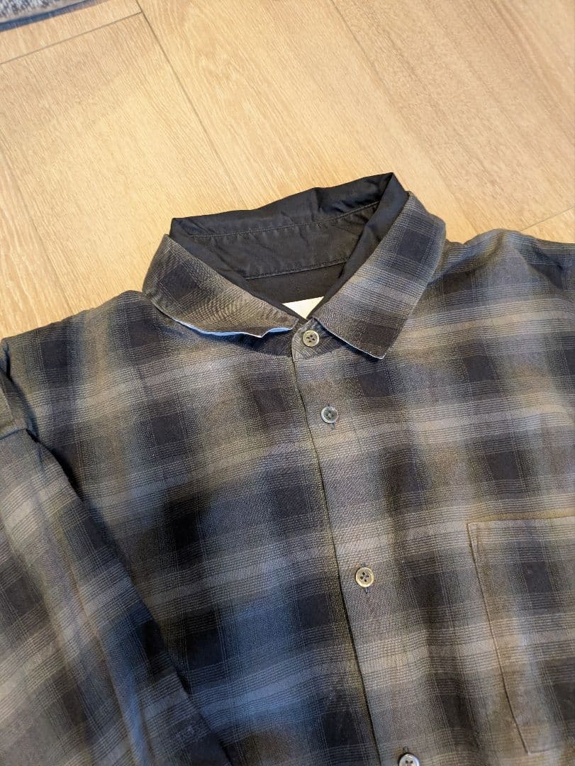 stein/シュタイン LAYERED SHIRT レイヤードシャツ