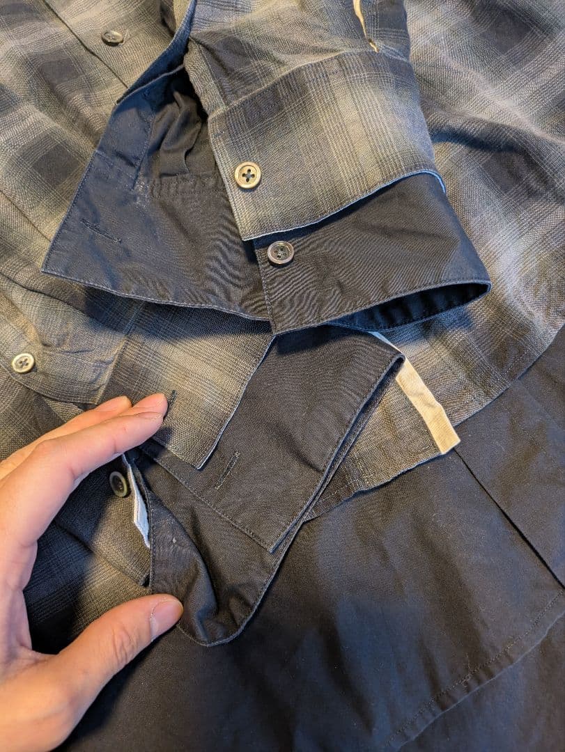 stein/シュタイン LAYERED SHIRT レイヤードシャツ