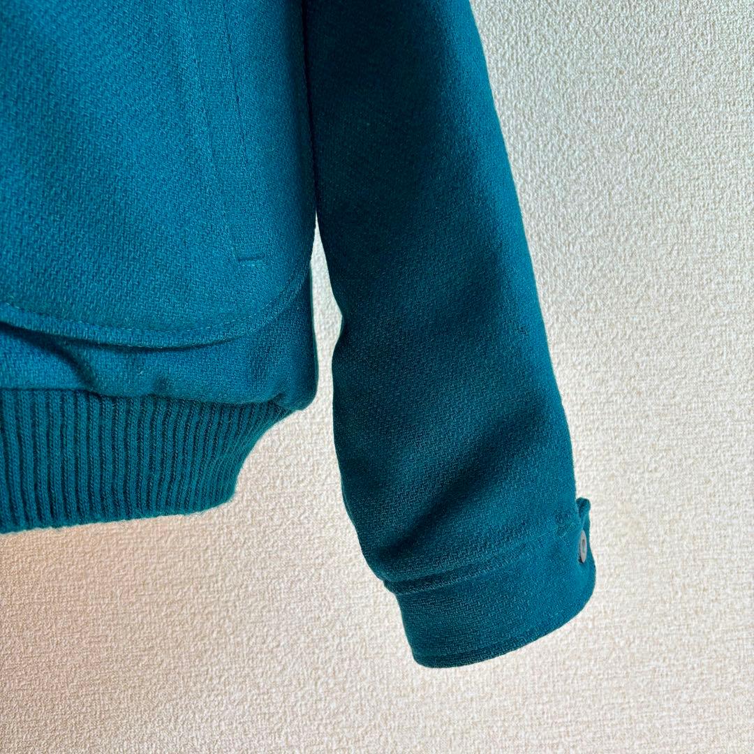 70s希少カラー ペンドルトン ウールジャケット XL グリーン系 シンサレート