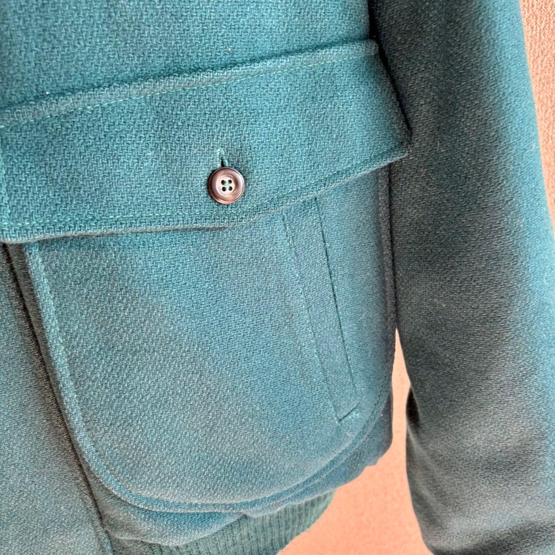 70s希少カラー ペンドルトン ウールジャケット XL グリーン系 シンサレート