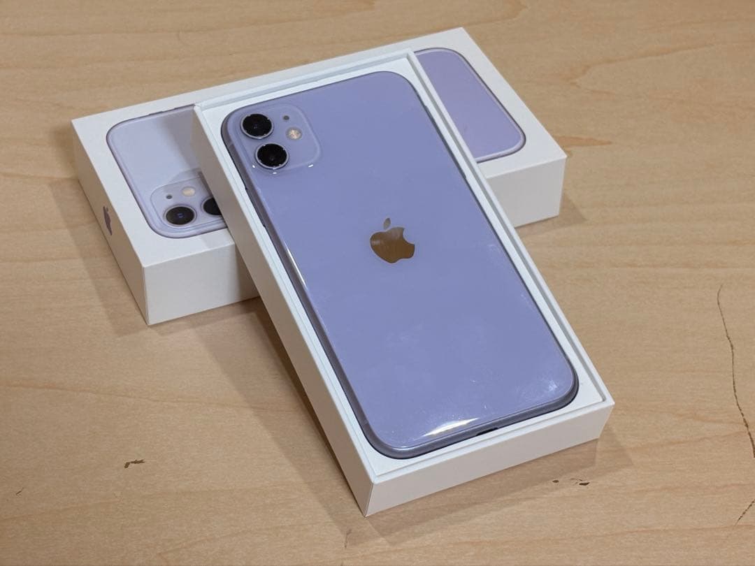 iPhone11 128GB SIMロック解除済み 液晶割れあり