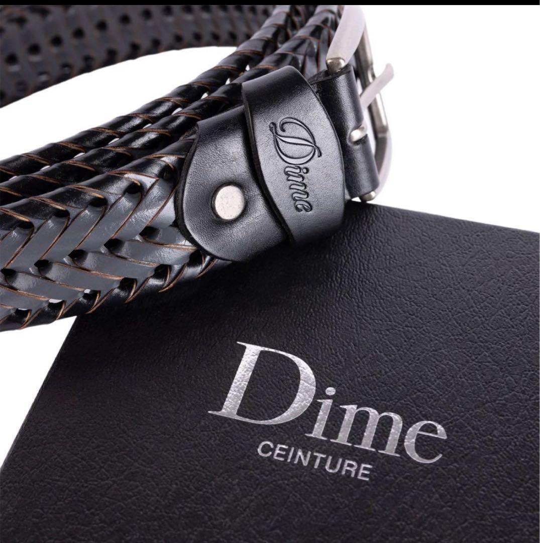 Dime 黒 レザー ベルト
