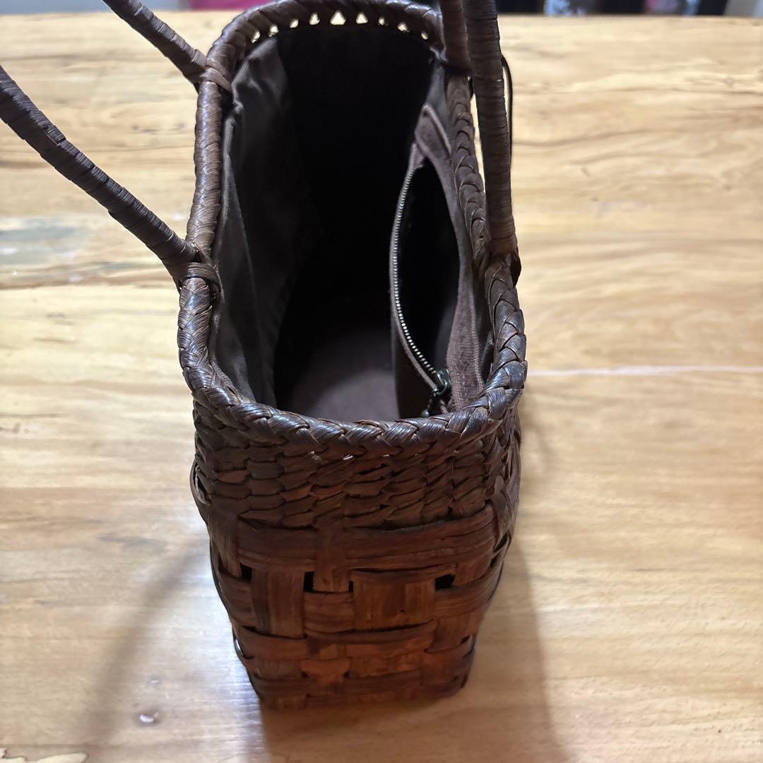 山葡萄のかごバッグ