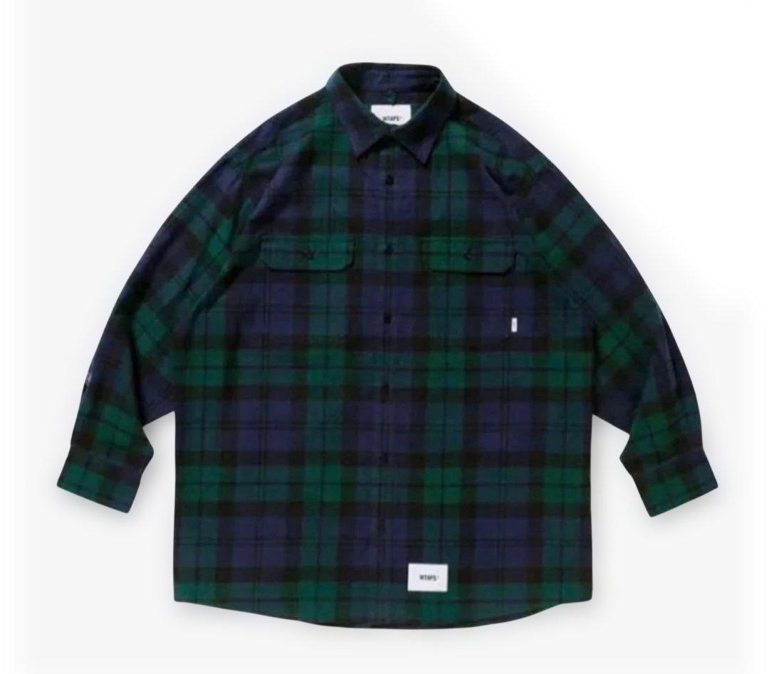 ひろ　wtaps DECK 柄長袖シャツ　サイズ01