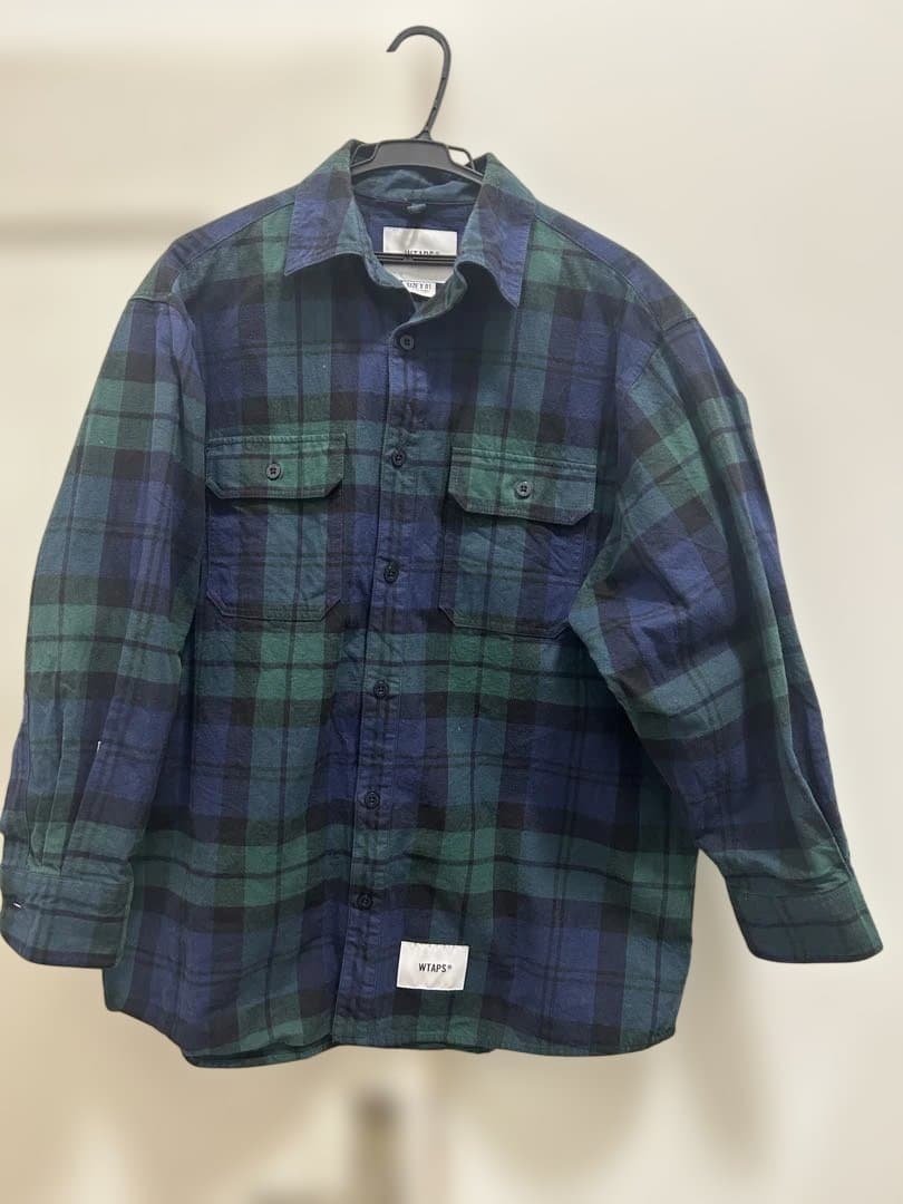 ひろ　wtaps DECK 柄長袖シャツ　サイズ01