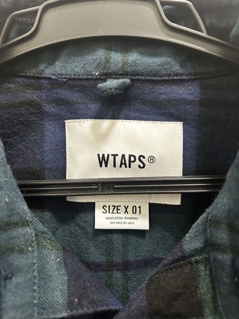 ひろ　wtaps DECK 柄長袖シャツ　サイズ01