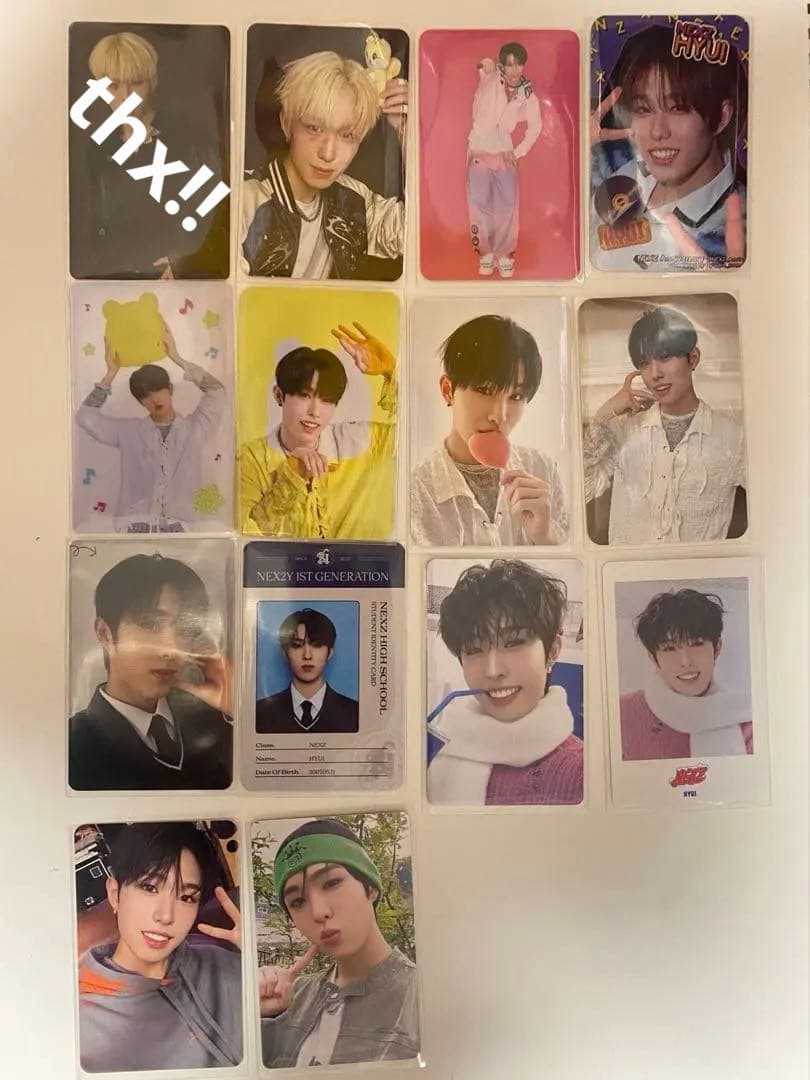 【バラ売り】NEXZ HYUI トレカ 缶バッジ アクリルスタンド ラントレ