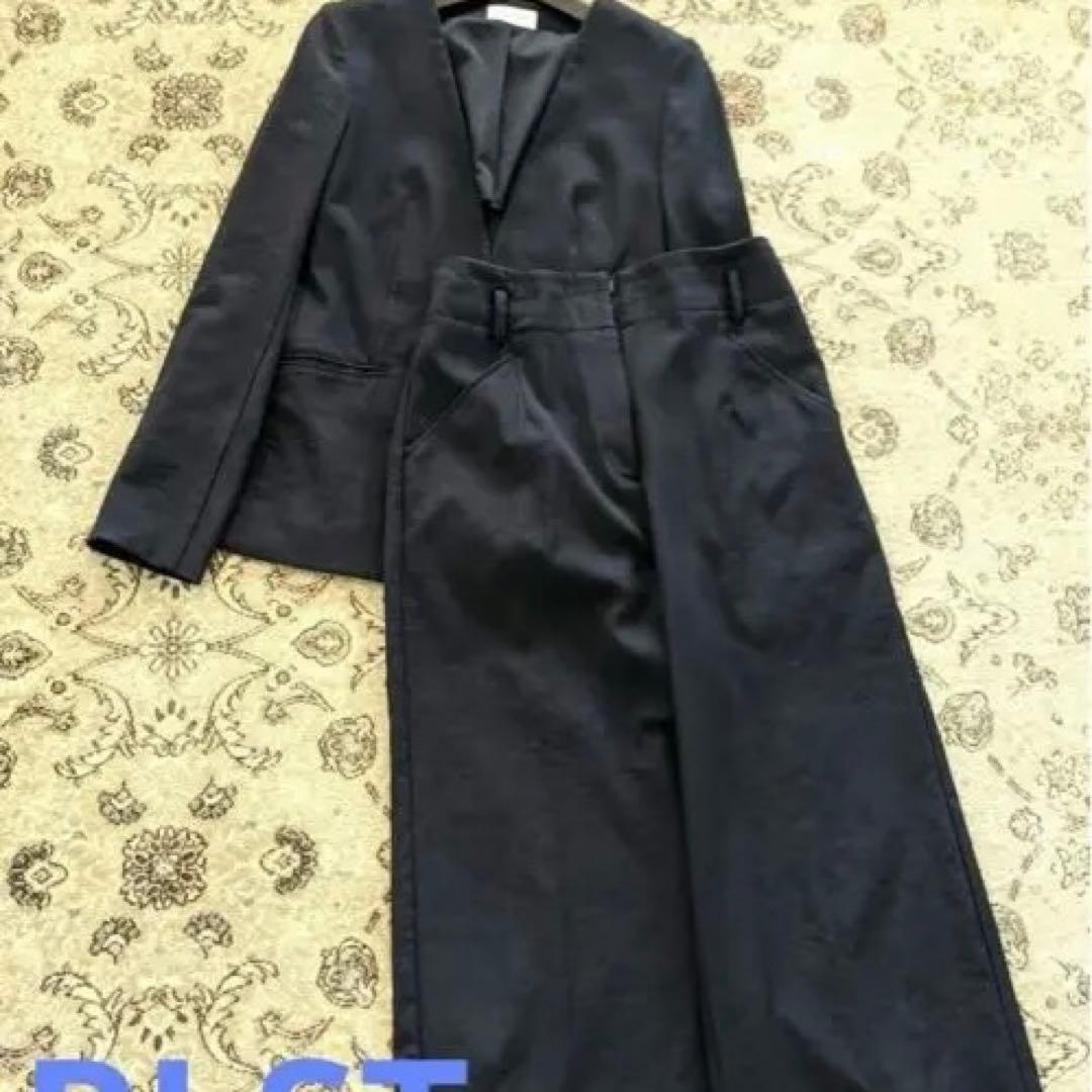 【美品】PLST ワイドパンツ　スーツ