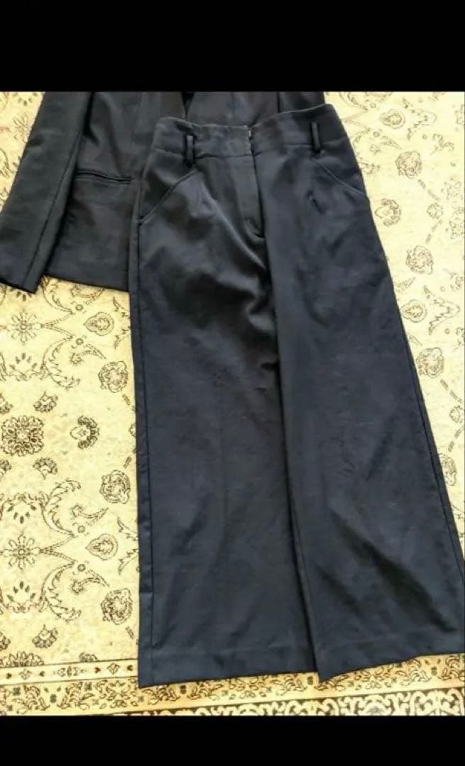 【美品】PLST ワイドパンツ　スーツ