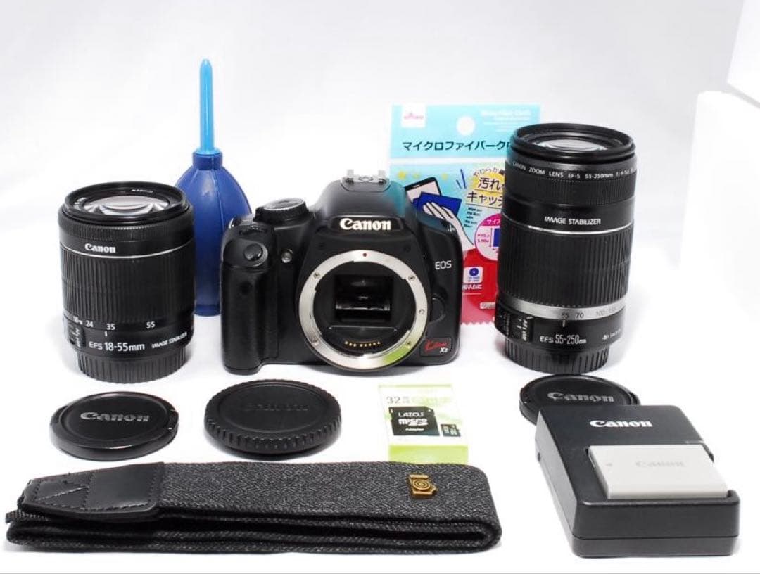 美品❤️Canon kiss X2❤️初心者オススメ一眼レフカメラ