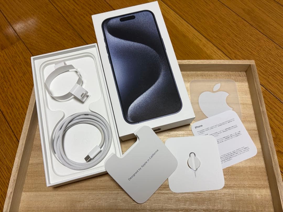 【残BT91%】iPhone15pro 256GBsimフリー【無印ケース付】