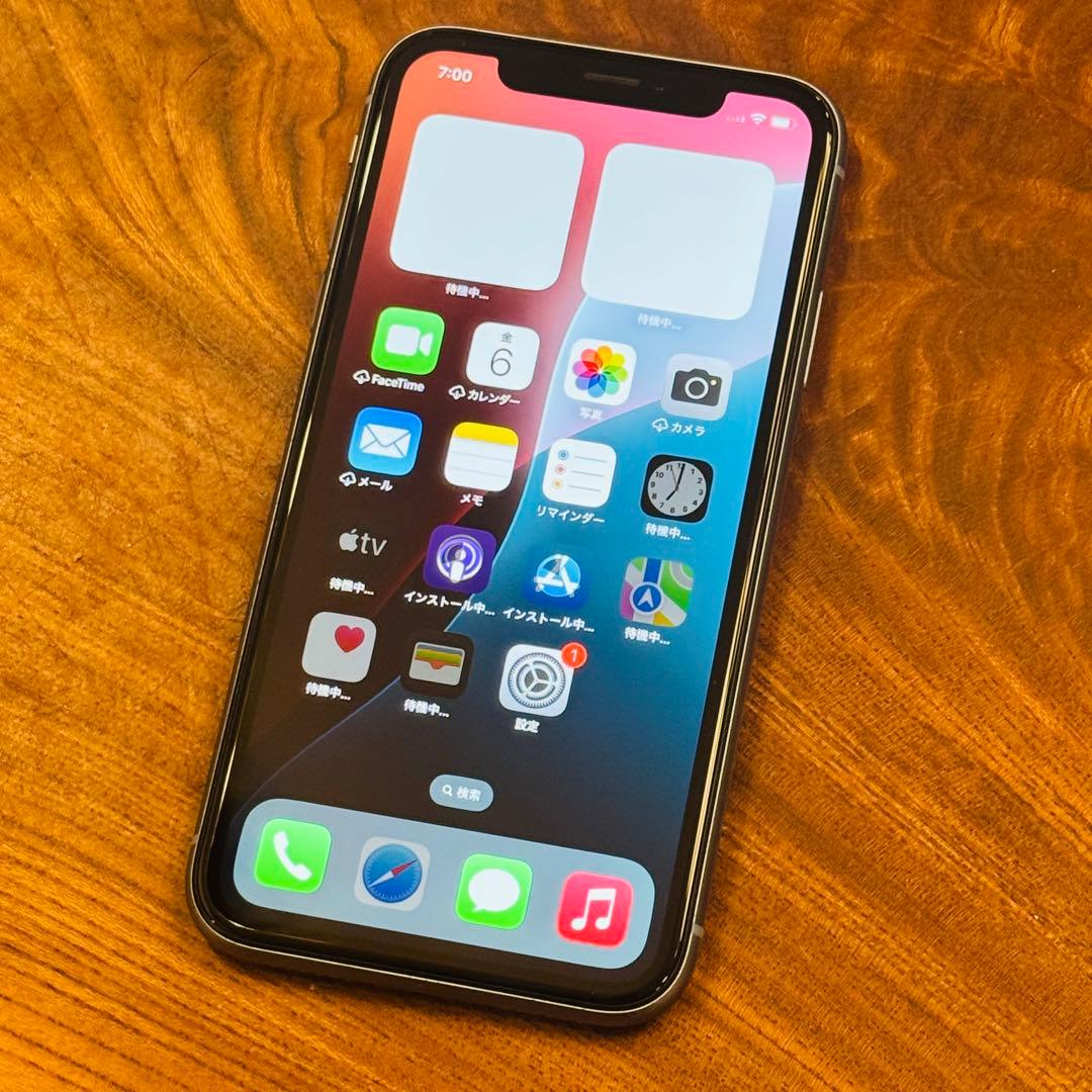 iPhone XR Blue 64GB SIMフリー【通常使用品】青　ブルー