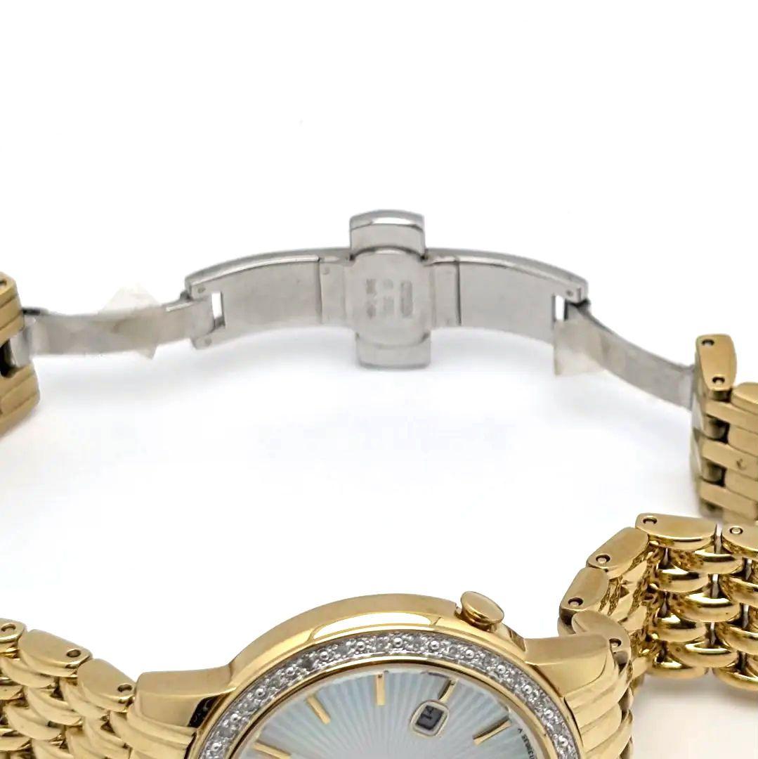 【未使用】CITIZEN シチズン レディース腕時計 ストーンベゼル 白蝶貝