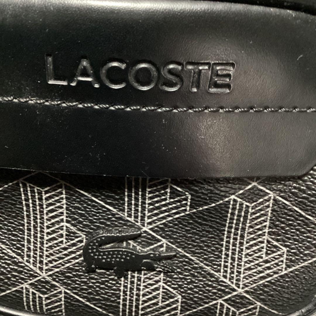 ラ*ト様 ラコステ LACOSTE ボディバッグ　モノグラム