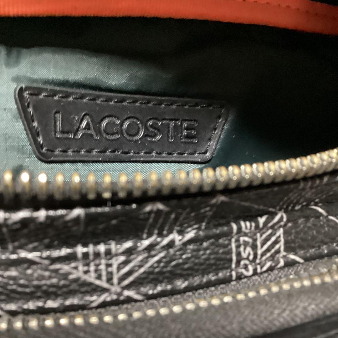 ラ*ト様 ラコステ LACOSTE ボディバッグ　モノグラム