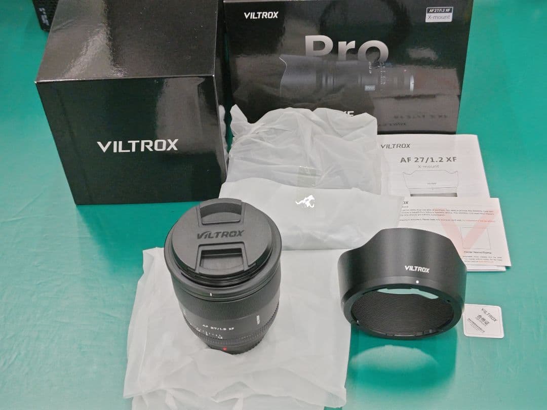 VILTROX AF 27mm F1.2 Xマウント　フジフイルム用