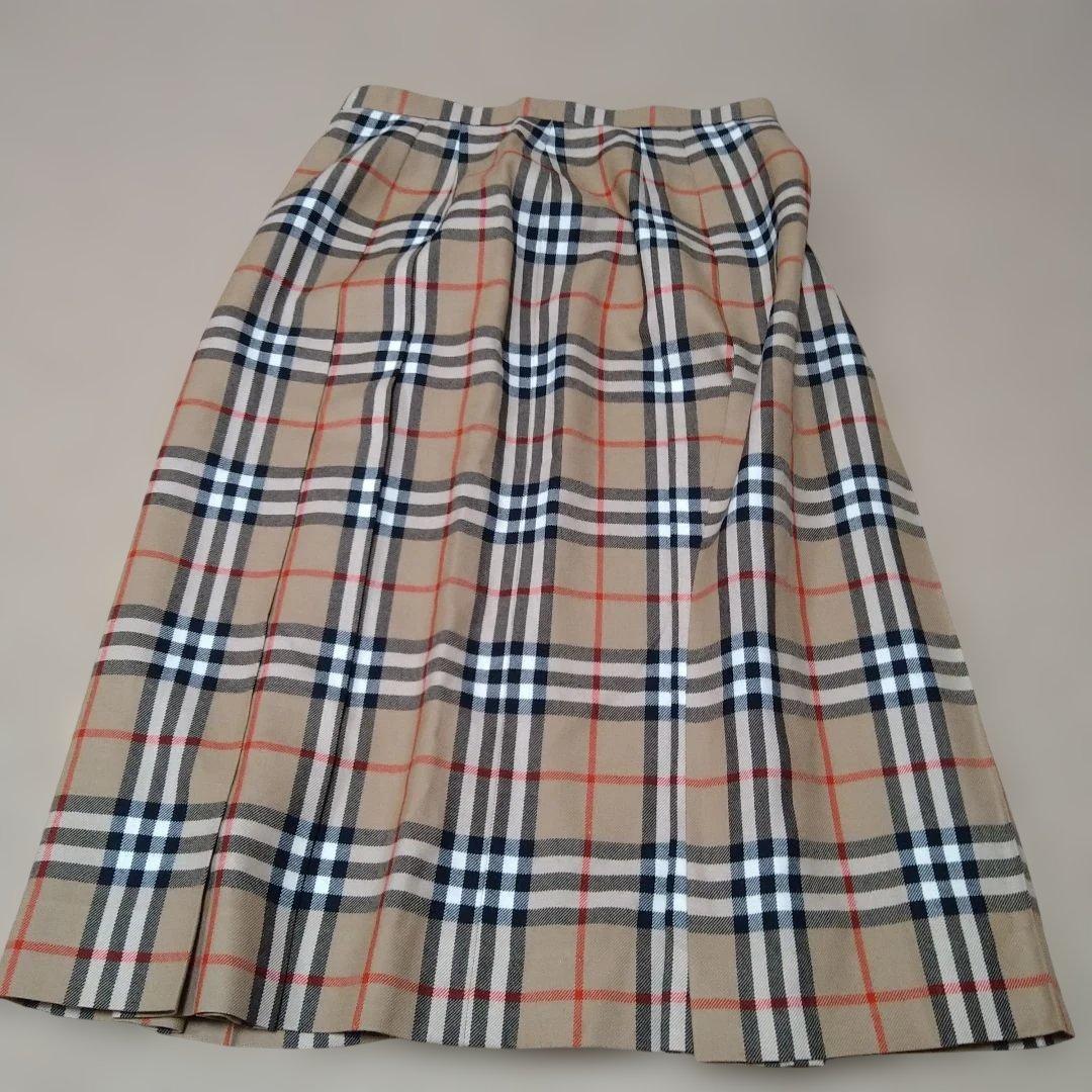 BURBERRYS バーバリー　ノバチェック　プリーツスカート　総柄　13号