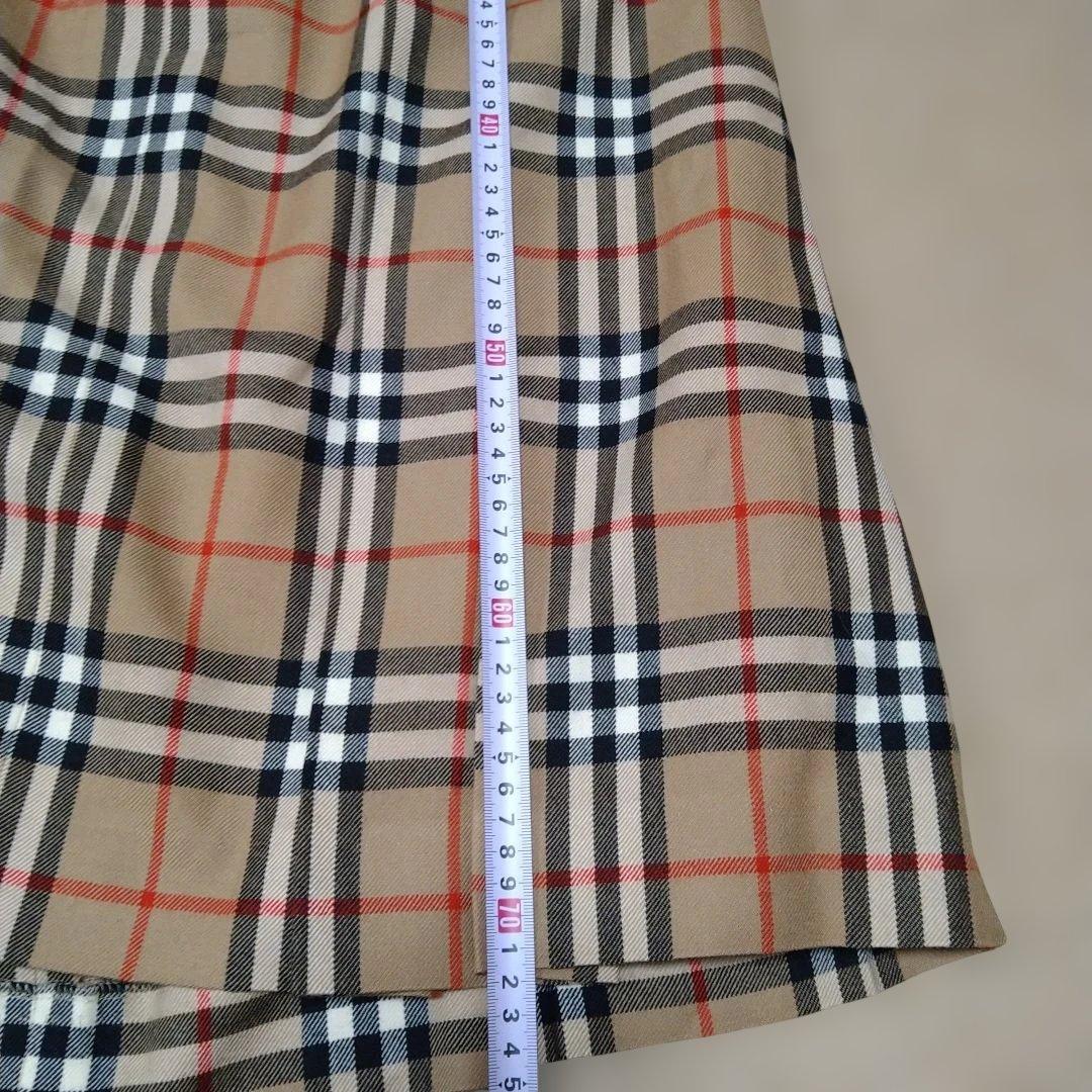 BURBERRYS バーバリー　ノバチェック　プリーツスカート　総柄　13号
