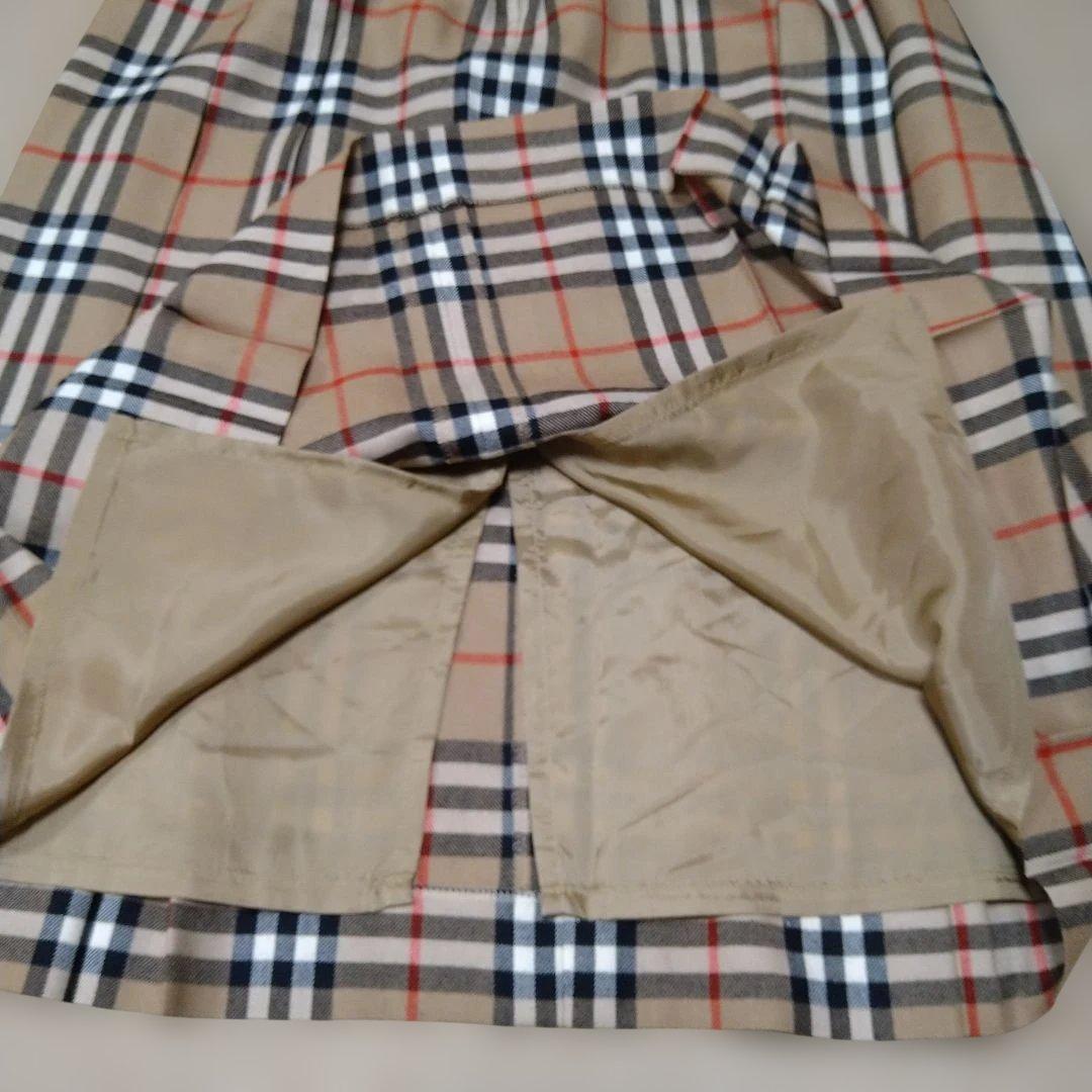 BURBERRYS バーバリー　ノバチェック　プリーツスカート　総柄　13号