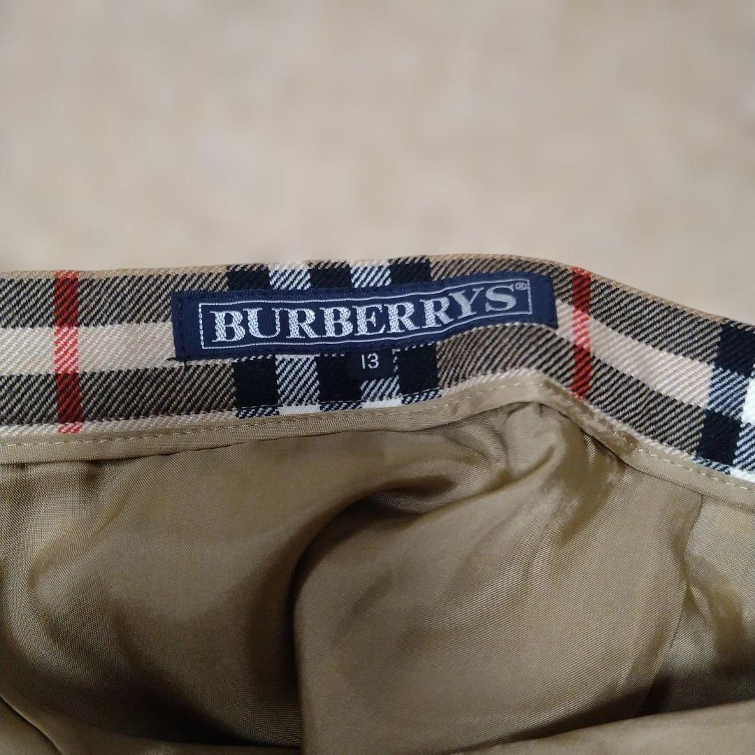 BURBERRYS バーバリー　ノバチェック　プリーツスカート　総柄　13号