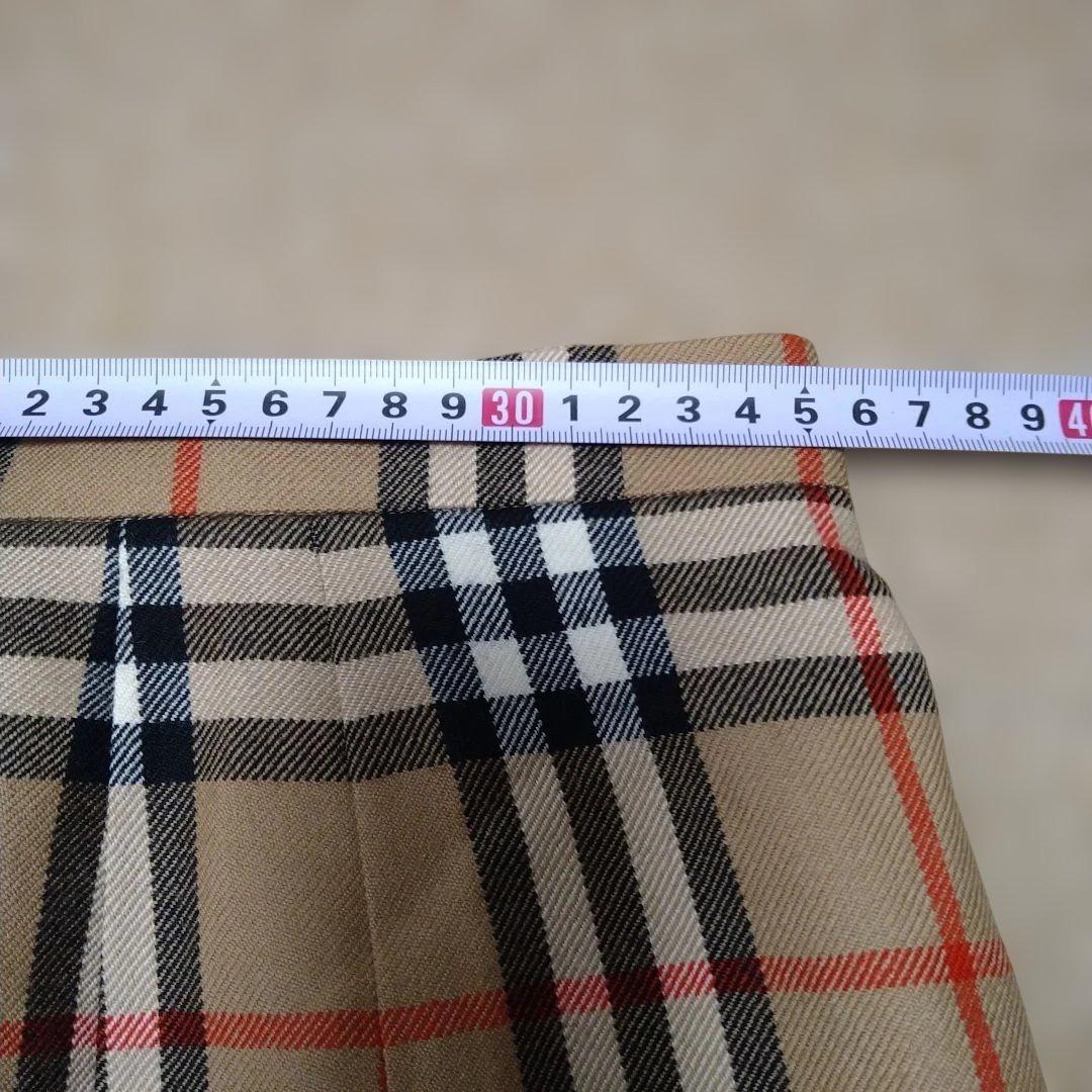 BURBERRYS バーバリー　ノバチェック　プリーツスカート　総柄　13号