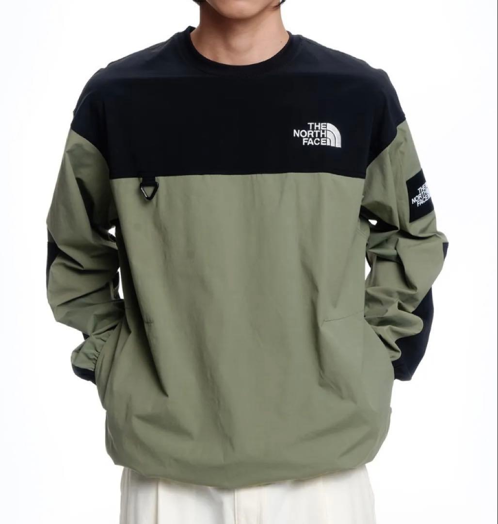 新品 M ノースフェイス ALBANY CREWNECK ナイロンジャケット