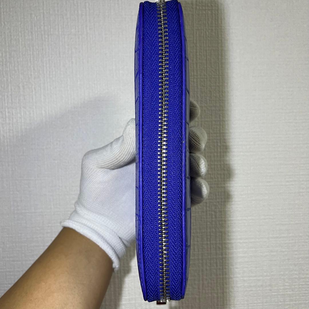 ★限定セール【新品・未使用】クロコダイル 長財布 シャムワニ　ラウンドファスナー