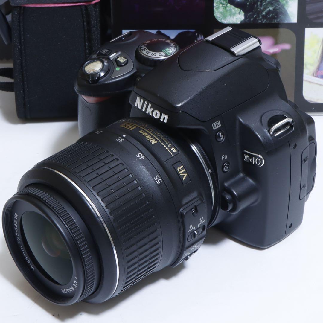 ★スマホに送れる一眼レフ★定番機!!★ Nikon D40セット