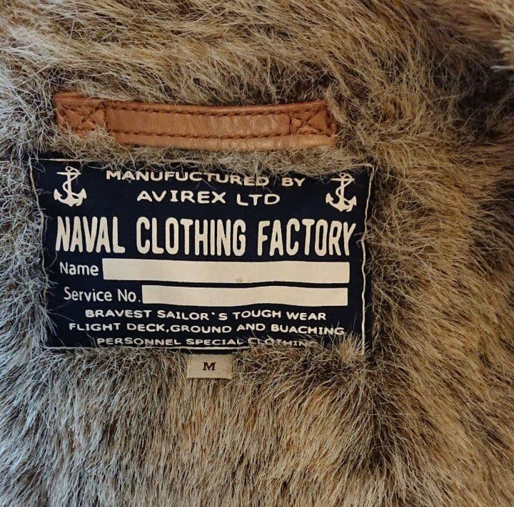 AVIREX アビレックス 牛革チェック柄ジャケット Mサイズ