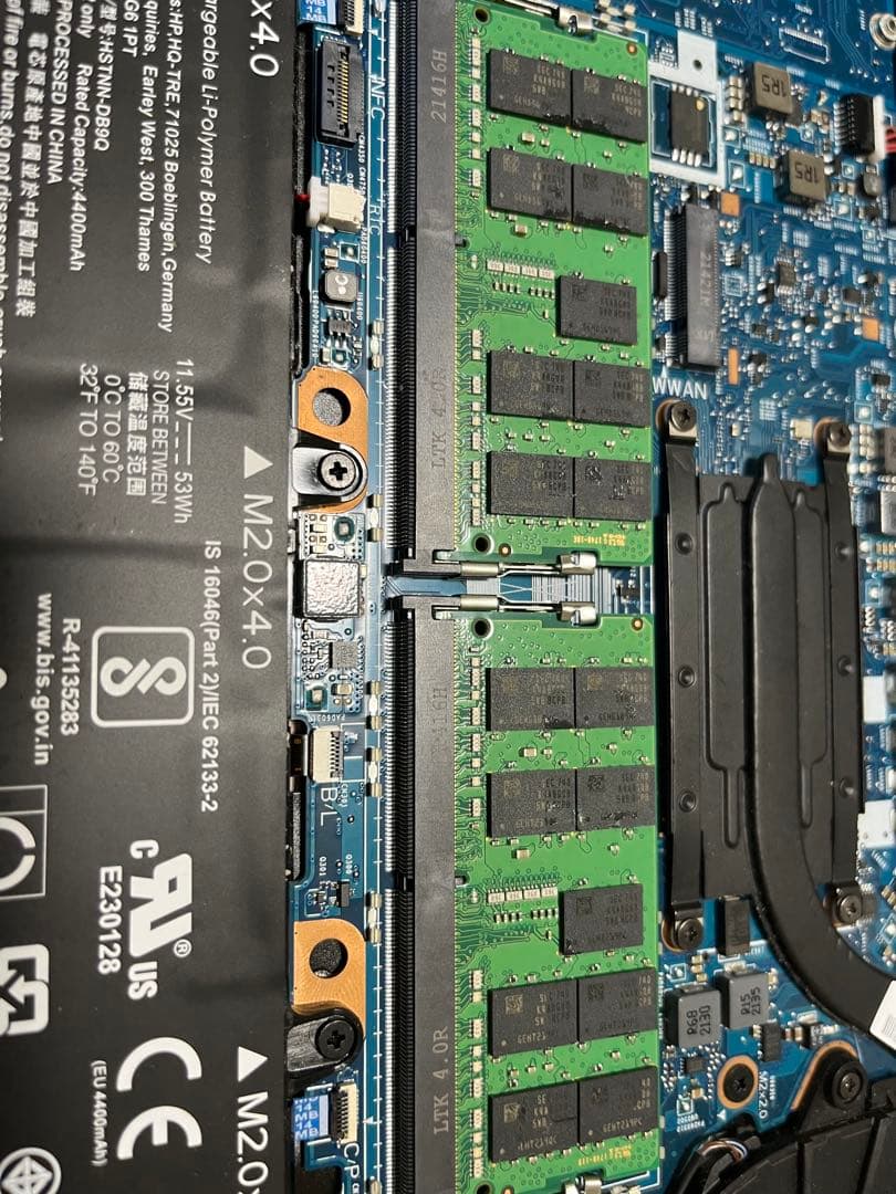 S8 SAMSUNG PC4 16GB2枚セット32GB BIOSチェック✅