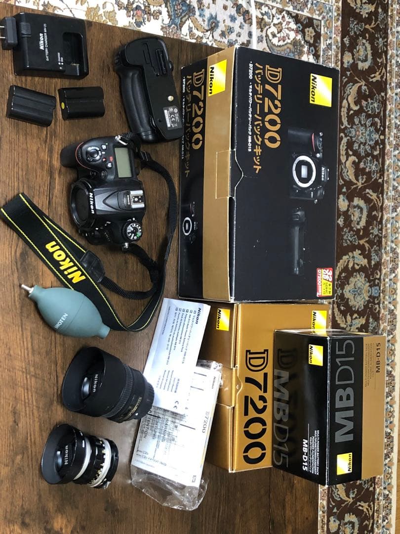Nikon D7200  カメラレンズ2種付き