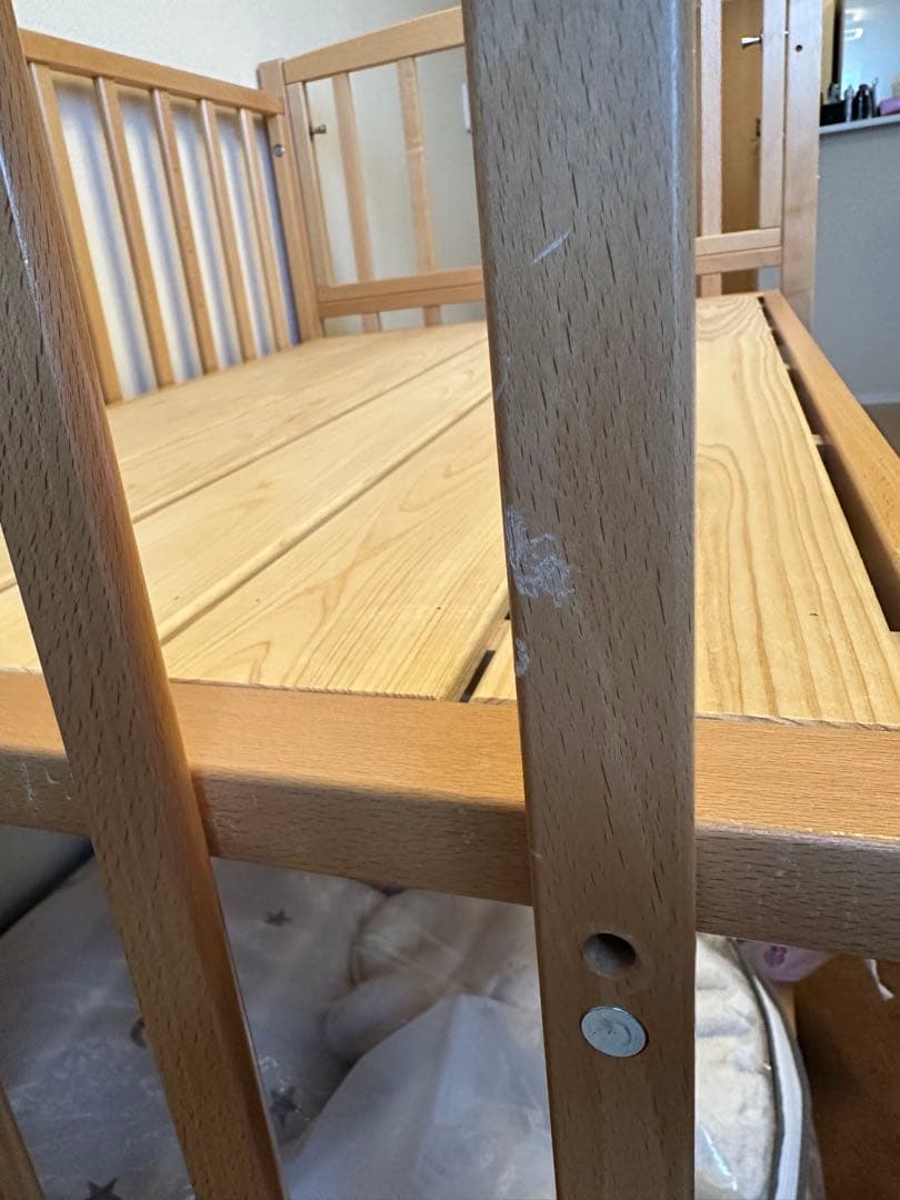 ベビーベッド　ツーオープン　ヤマサキ　標準サイズ