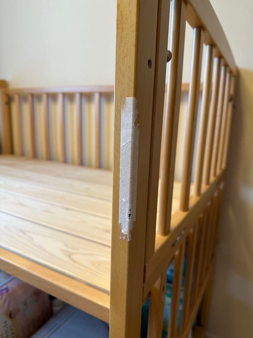 ベビーベッド　ツーオープン　ヤマサキ　標準サイズ