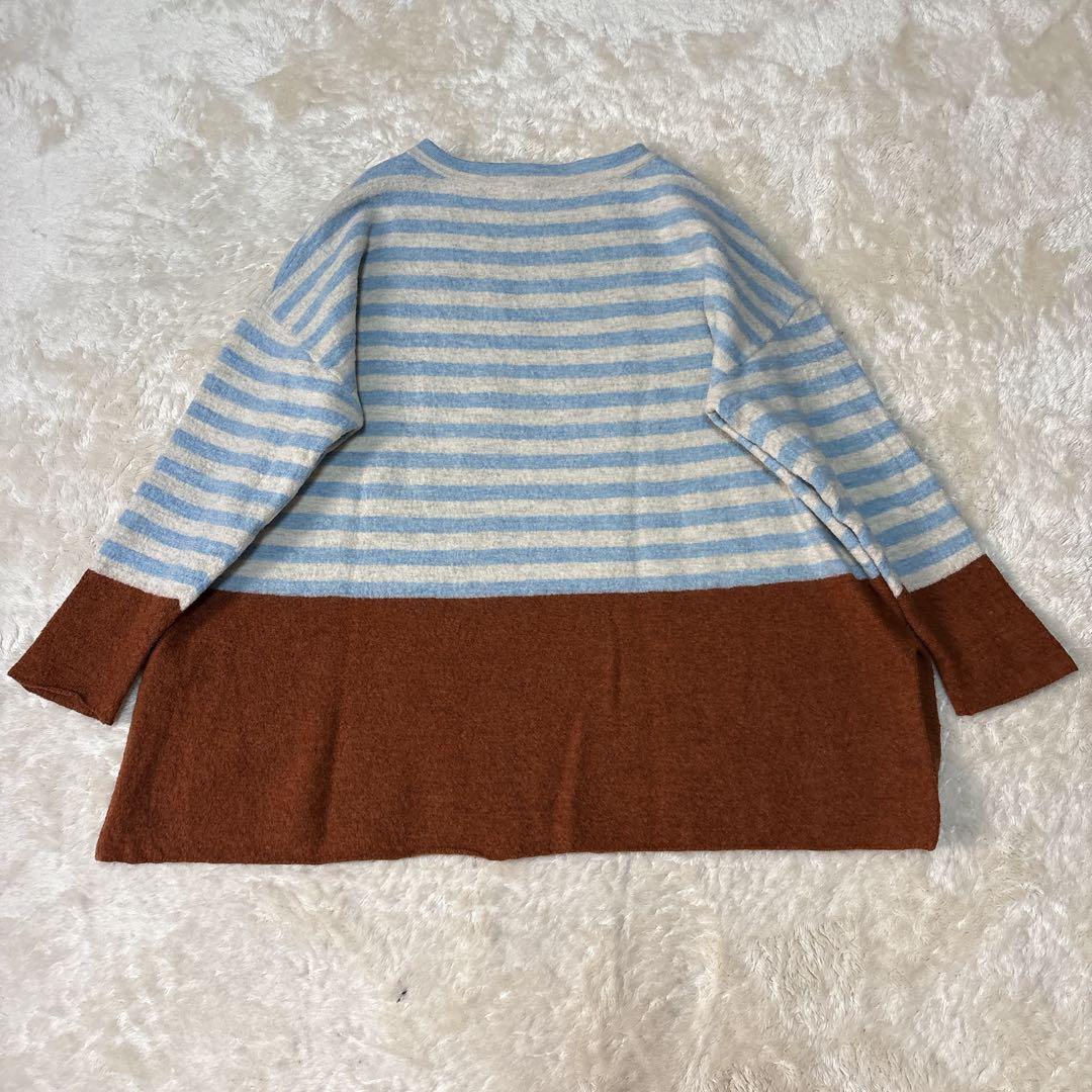 美品✨45rpm 縮絨ニットのビッグチュニック 定価42900円