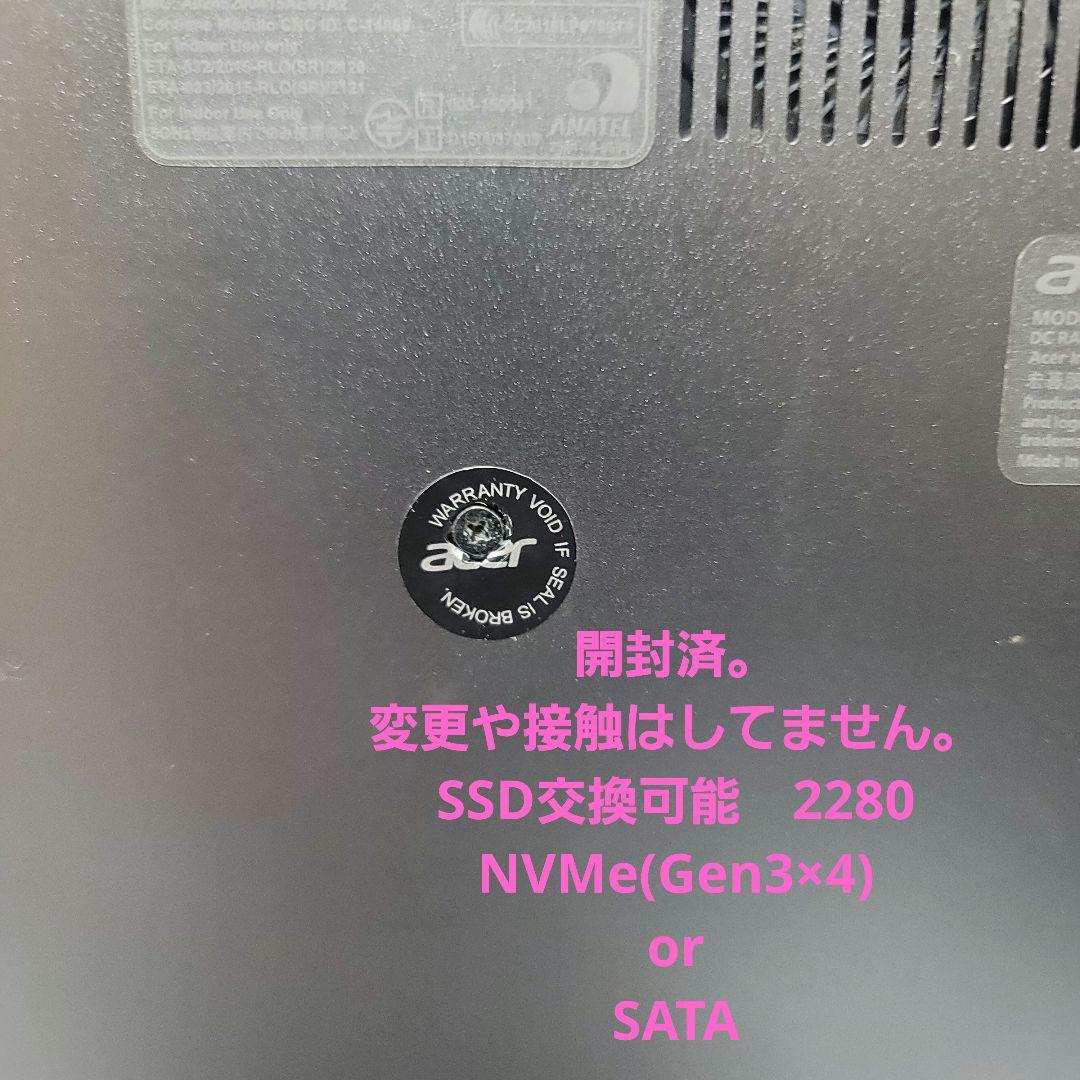 Intel 8th世代 Acer. spin5 SP513-52N-F58U