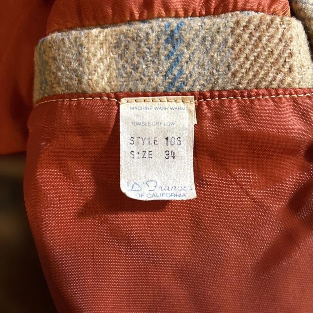 50's〜70's Vintage ウールジャケット ブランド不明　S相当