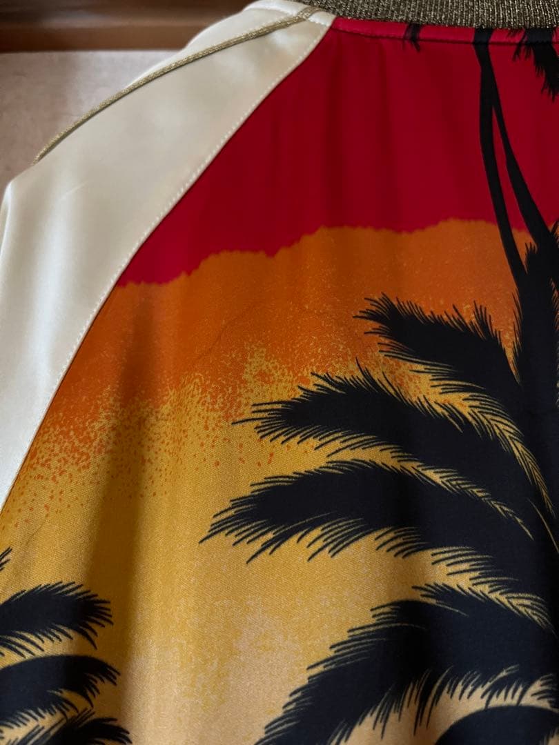 saint laurent paris エディ期　パームツリー　スカジャン　42