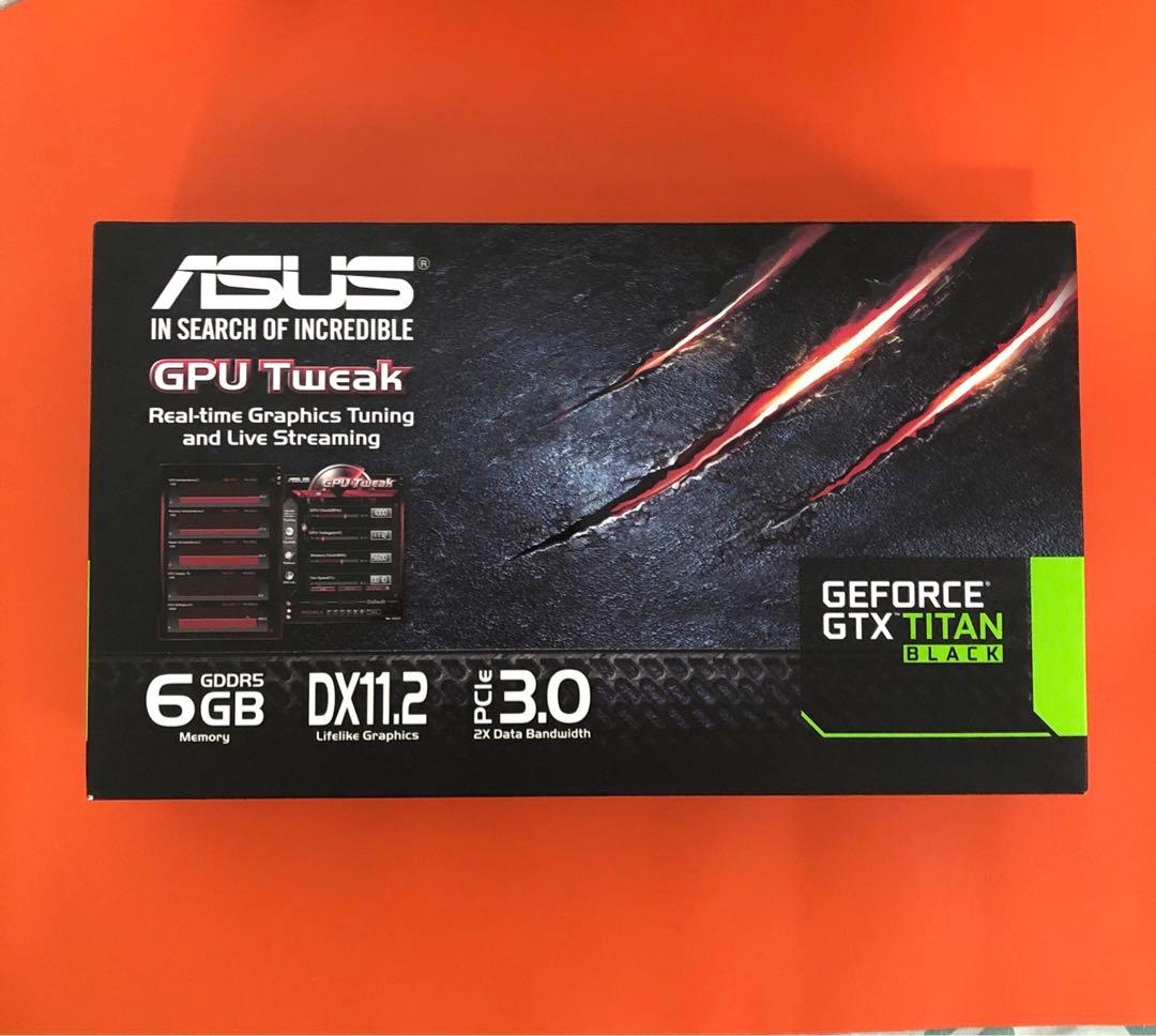 グラフィックボード・グラボ・ビデオカード Asus Geforce GTX TITAN BLACK 6GB [DDR5]