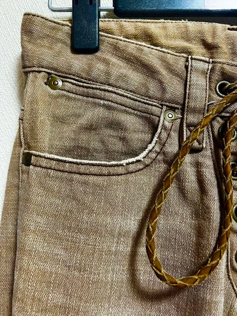 ifsixwasnine イフシックスワズナイン スーパーベルボトム 茶色