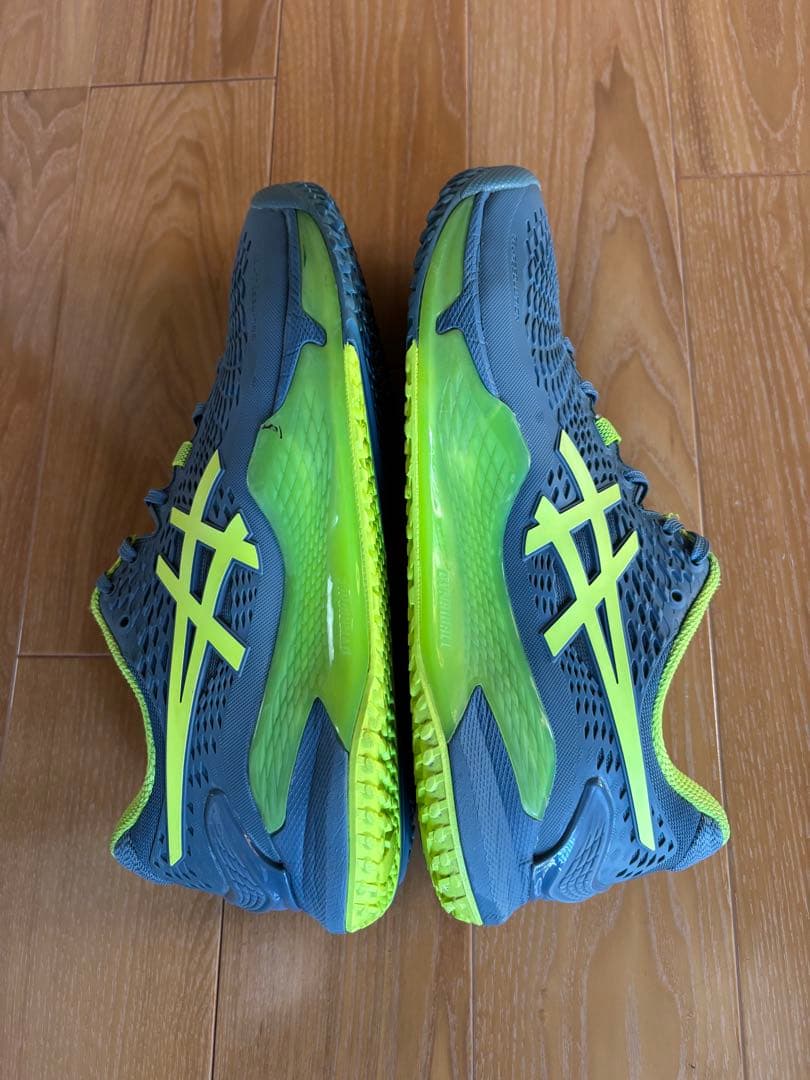 美中古アシックスメンズ ゲルレゾリューション9 オムニクレー用26.5cm