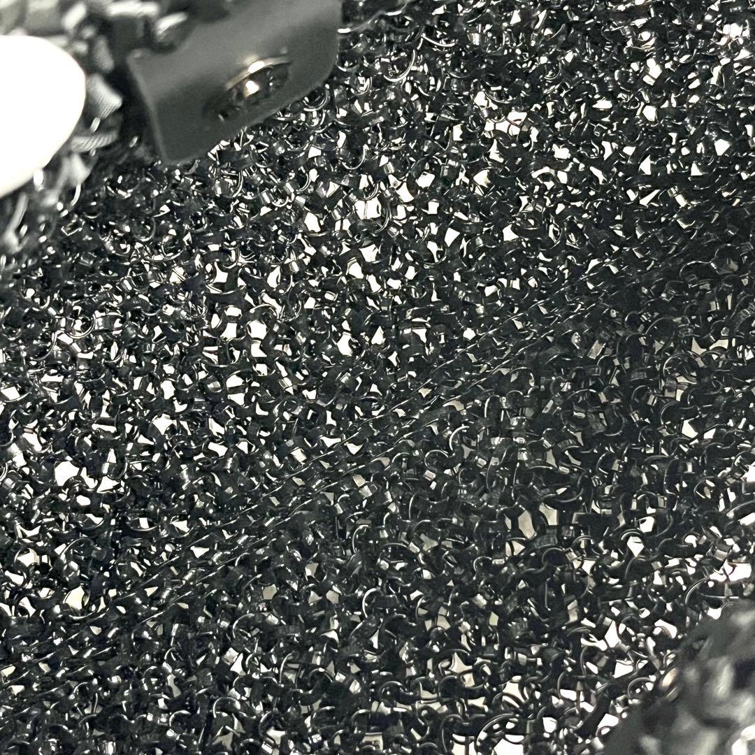 ✨極美品✨☘️ANTEPRIMA☘️✨ハンドバッグ✨ワイヤーバッグ✨リボン編み込み✨