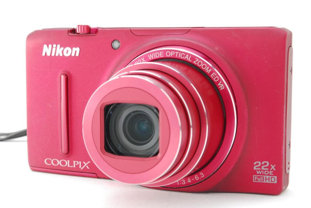 Nikon COOLPIX s9500 赤 コンパクトデジタルカメラ 動作確認済