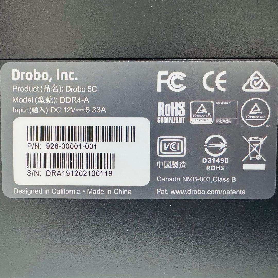 Drobo 5C PDR-5C 3.5インチ×5bay Beyond RAID